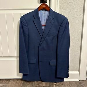 Tommy Hilfiger Modern Blue Suit Coat and Pant Set